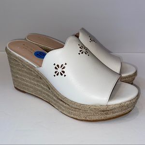 NEW Kate Spade Tenley Wedge Heels white size 10